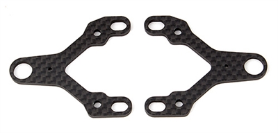 Associated RC12R6 Lower Suspension Arms, graphite (2)