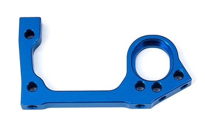 Associated RC12R6 Left Rear Bulkhead, blue aluminum