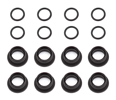 Associated RC10F6 Suspension Arm Pivot Ball Bushings (8)