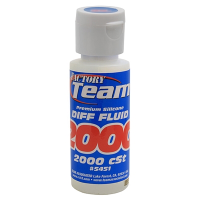 Associated Silicone Diff Oil Fluid-2000 weight, 2 oz. bottle