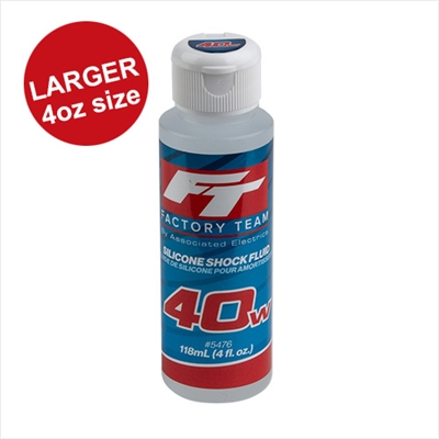 Associated 40 Weight Silicone Shock Oil, 4oz.