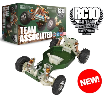 Associated RC10 40th Anniversary Green Edition Electric 2wd 1/10th Buggy Kit