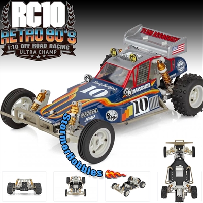 Associated RC10 Retro 80's Ultra Champ Kit 2wd 1/10th Buggy
