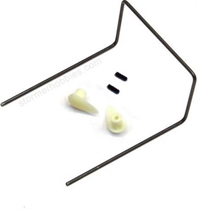 Associated RC10wc Wing Mounts (white) And Wire. World's Car