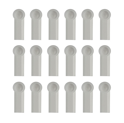 Associated RC10 Ball Cups, White (18)