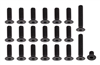 Associated RC10CC 8-32 Screw Set, black