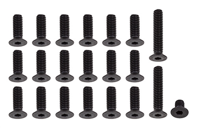 Associated RC10CC 8-32 Screw Set, black
