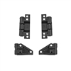 Associated RC10 Front And Rear Arm Mounts, Black