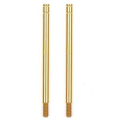 Associated RC10 FT Shock Shaft-Gold, 1.02" Stroke (2)