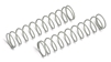 .Associated Rear Shock Springs, gray, 2.33 lb/in