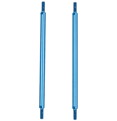 Associated RC10 4WD FT Aluminum Chassis Stiffener Tubes, Blue