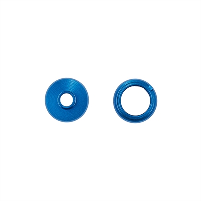 Associated RC10 4WD Ft Aluminum Pulley Guide Set, Blue