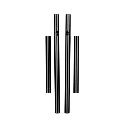 Associated RC10 Front Nose Brace and Wing Tubes, black