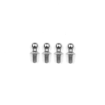 Associated RC10 Ballstuds 3.9mm, Silver