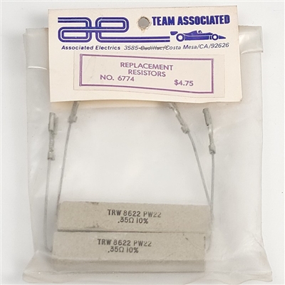 .Associated Vintage RC10 Replacement Resistors