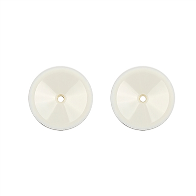 Associated RC10 Team Car Front 2.1" Rims, White (2)