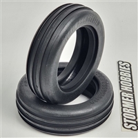 Associated RC10 Front Buggy 4-Rib Tires 2.0" (2)