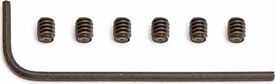 Associated 4-40 x 1/8" Set Screws (6) With Wrench