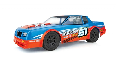 Associated SR10M Dirt Oval RTR Car Lipo Combo, Blue