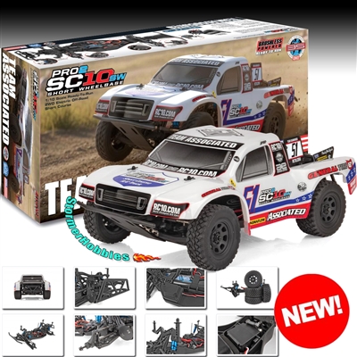 Associated Pro2 SC10sw RTR Truck, white
