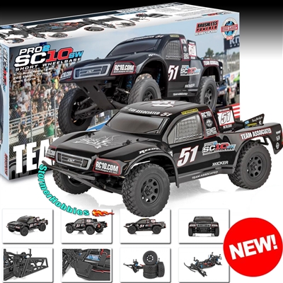 Associated Pro2 SC10sw RTR Truck, black