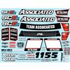Associated SC5M Decal Sheet