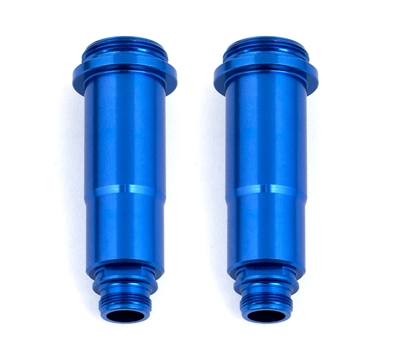 Associated Trophy Rat Rear Shock Bodies, blue aluminum (2)