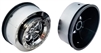 Associated DR10 Rear Rims, black chrome (2)