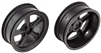 Associated DR10 Front Rims, black (2)