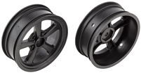 Associated DR10 Front Rims, black (2)