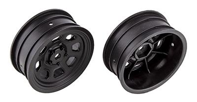 Associated SR10 Front Street Stock Wheels, black