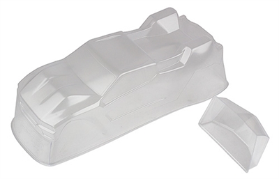Associated T6.1 Clear Body with spoiler, requires painting