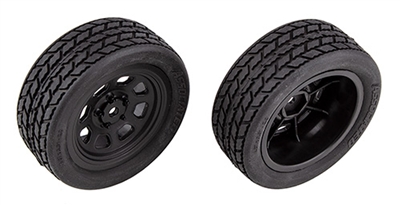 Associated SR10 Front Street Stock Tires and Wheels