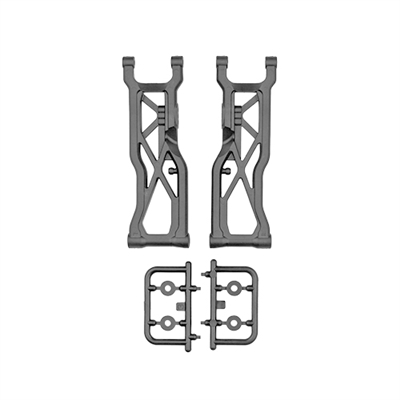 Associated RC10T7 FT Rear Suspension Arms, Carbon