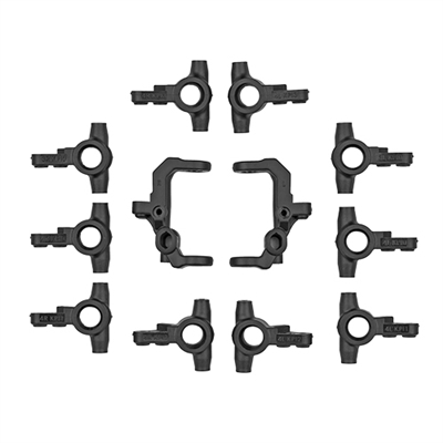 Associated RC10B7/T7 V2 Caster And Steering Blocks