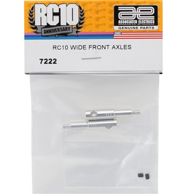 Associated Wide Front Inline Axles, Aluminum (2)