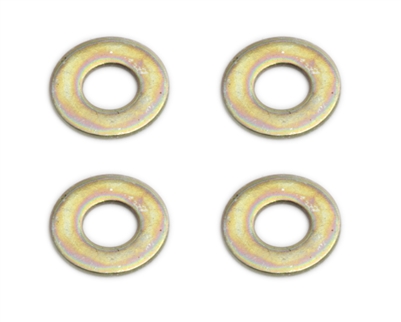 .Associated Washers, .250 x .125 x .015, steel (4)