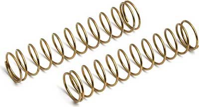 Associated Rear Shock Springs-Gold, 2.75 Lb. (2)