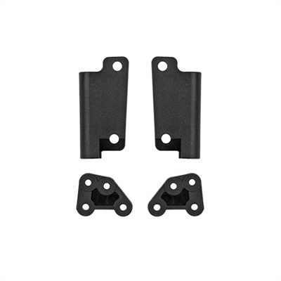 Associated RC10GT Rear Arm And Shock Mounts, Black