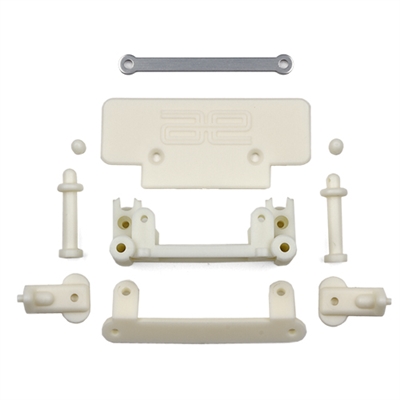 Associated RC10GT RC10T Front Bulkhead, Bumper and Body Mounts