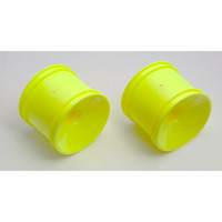 Associated RC10GT2 Rear Dish Rims, Yellow (2)