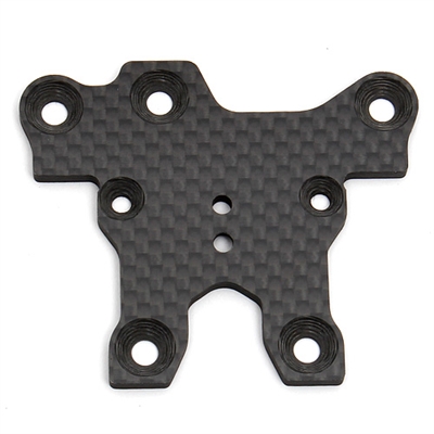 Associated RC8B3 Front Top Plate. carbon
