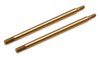 RC8B3 TiN Rear Shock Shafts, 3.5 x 39.5mm (2)