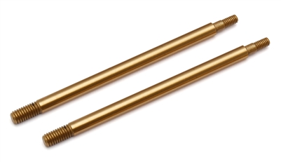 RC8B3 TiN Rear Shock Shafts, 3.5 x 39.5mm (2)