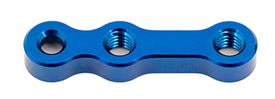Associated RC10F6 Front Wing Plate, blue aluminum