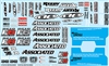 Associated RC10F6 Decal Sheet