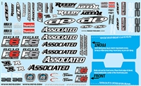 Associated RC10F6 Decal Sheet