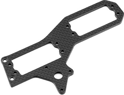 Associated RC8/RC8RS Radio Tray, Woven Carbon Fiber