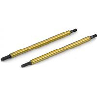 Associated RC8/RC8RS Rear Gold Shock Shafts, 38mm Stroke (2)