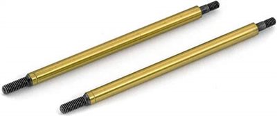 Associated RC8/RC8RS Rear Gold Shock Shafts, 38mm Stroke (2)